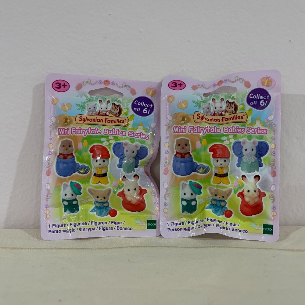 Sylvanian Families Mini Fairytale Babies Series TWO Blind bags Calico Critters